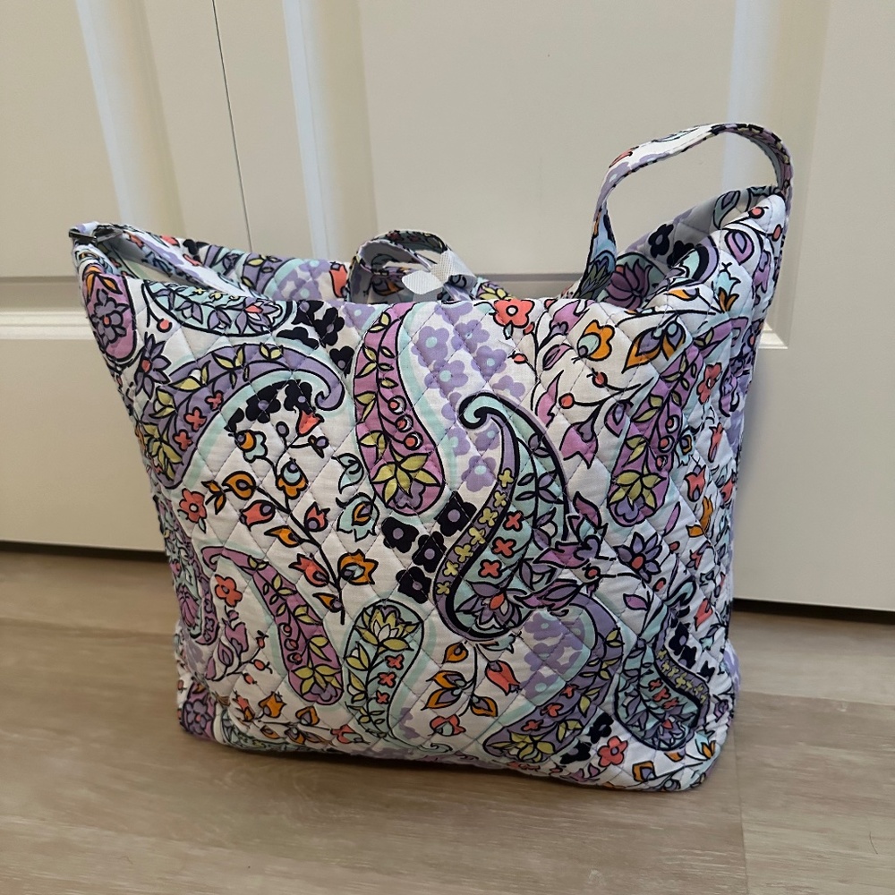 New Vera Bradley Hobo shoulder Bag in Maddalena Paisley soft cotton